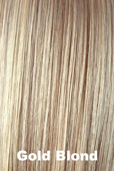 Color Gold Blond for Noriko wig Mariah #1613. Blend of blondes with warm honey and golden undertones.