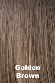 Color Golden Brown for Noriko wig Angelica #1625. Blend of medium cool ash brown and rich warm brown
