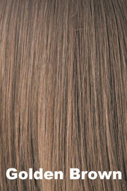 Color Golden Brown for Amore wig Addison #4208 Ultra-Petite. Blend of medium cool ash brown and rich warm brown