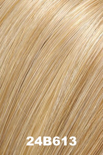 Color 24B613 (Butter Popcorn) for Easihair EasiLayers 18 inch HD (#352). Pale golden blonde, creamy blonde and honey blonde blend.