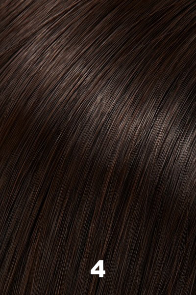 Color 4 (Brownie Finale) for Jon Renau top piece EasiPart HD 18 (#360). Dark brown.