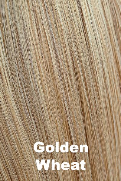 Color Golden Wheat for Orchid wig Kris Human Hair (#8704). A blend of warm and cool tones light blondes.