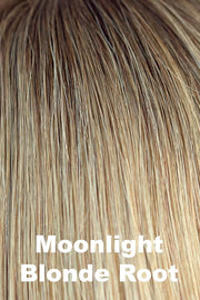 Orchid Wigs - Discreet Topper Human Hair (#8703) Enhancer Orchid Moonlight Blonde Root +$40.80 Average 
