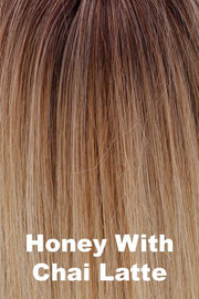Belle Tress Wigs Toppers - Lace Front Mono Topper 6" (#7009) Enhancer Belle Tress Honey with Chai Latte  
