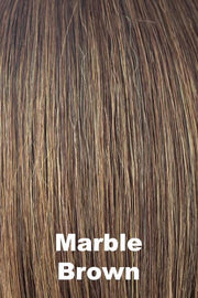 Color Marble Brown for Noriko wig Mariah #1613. Warm dark brown and medium golden blonde mix.