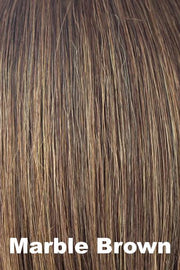Color Marble Brown for Amore Long Mono Top Piece #752. Brown (8) blended with strawberry blond for an overall appearance of light golden brown.