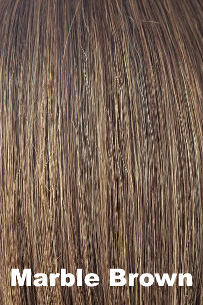 Color Marble Brown for Amore wig Stevie #2516. Brown (8) blended with strawberry blond for an overall appearance of light golden brown.