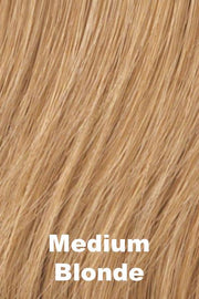 Color Medium Blonde for Gabor wig Strength.  Golden blonde with beige and dirty blonde highlights.