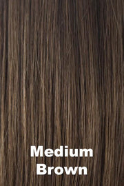 Color Medium Brown for Noriko wig Megan #1607. Cool toned medium brown.