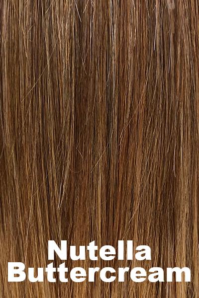Belle Tress Wigs Toppers - Premium 14" Straight Topper (#7011) Enhancer Belle Tress Nutella Buttercream  