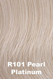 Color Pearl Platinum (R101) for Raquel Welch wig Whimsy.  Pearlescent white blonde base.