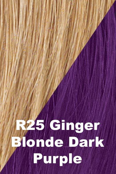 Hairdo Wigs Extensions - Color Splash Wrap (#HXCSWR) Scrunchie Hairdo by Hair U Wear Ginger Blonde (R25)-Dark Purple  