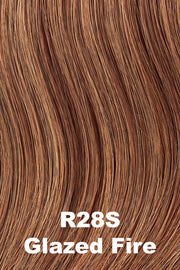 Hairdo Wigs Toppers - Top It Off with Fringe Enhancer Hairdo by Hair U Wear Glazed Fire (R28S)  
