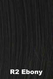 Hairdo Wigs Extensions - Trendy Fringe Bangs Hairdo by Hair U Wear Ebony (R2)  