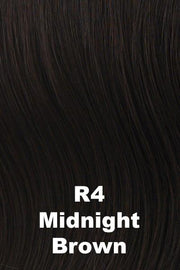 Hairdo Wigs Extensions - 18 Inch Human Hair Highlight Extension (#HX18HH) Extension Hairdo by Hair U Wear Midnight Brown (R4)  