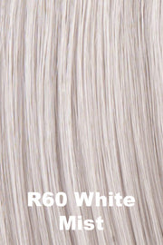 Color White Mist (R60) for Raquel Welch wig Winner Petite.  Icy platinum blonde base.