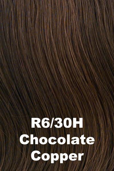 Hairdo Wigs - Courtside Waves wig Hairdo by Hair U Wear Chocolate Copper (R6/30H) Average 