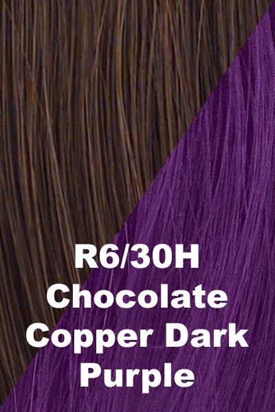 Hairdo Wigs Extensions - Color Splash Wrap (#HXCSWR) Scrunchie Hairdo by Hair U Wear Chocolate Copper (R6/30H)-Dark Purple  