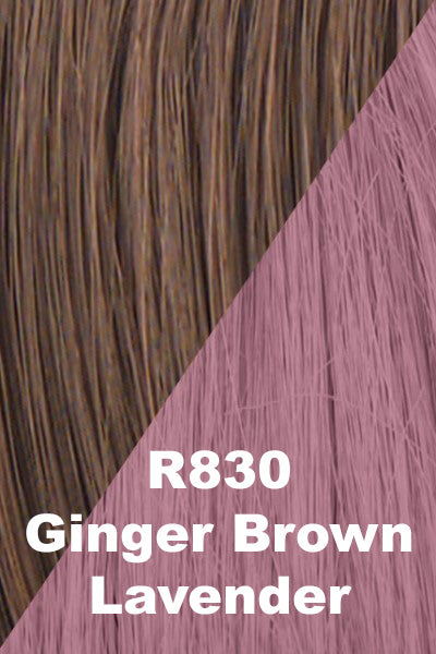 Hairdo Wigs Extensions - 23 Inch Color Splash Pony (#HD23CP) Pony Hairdo by Hair U Wear (R25) Ginger Blonde w/ Lavender  