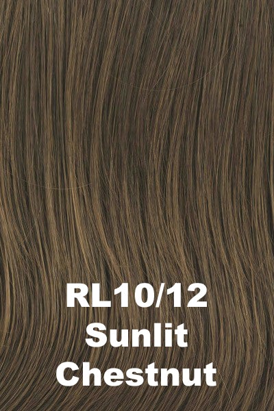 Color Sunlit Chestnut (RL10/12) for Raquel Welch Top Piece Beautiful Illusion.  Light neutral chestnut brown blended with light brown.