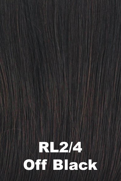 Color Off Black (RL2/4) for Raquel Welch Top Piece Beautiful Illusion.  Black base blended subtly with dark brown.