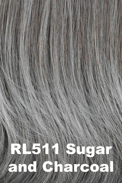Color Sugar & Charcoal (RL511) for Raquel Welch Top Piece Beautiful Illusion.  Steel grey base with heavier light grey highlights in the front.