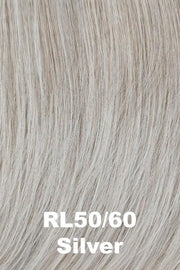 Color Silver (RL56/60) for Raquel Welch Top Piece Crave The Wave.  Lightest grey with a very subtle hint of light brown and pure white highlights.